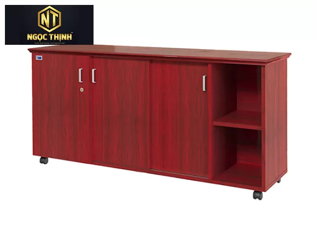 Tủ phụ di động gỗ sơn Pu  TP05